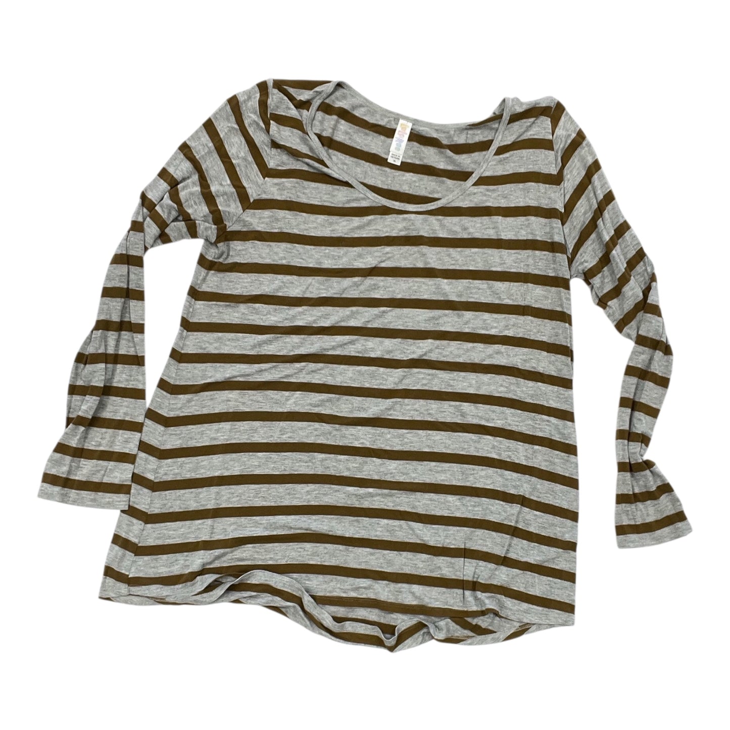 Top Ls By Lularoe In Brown & Grey, Size:Xl