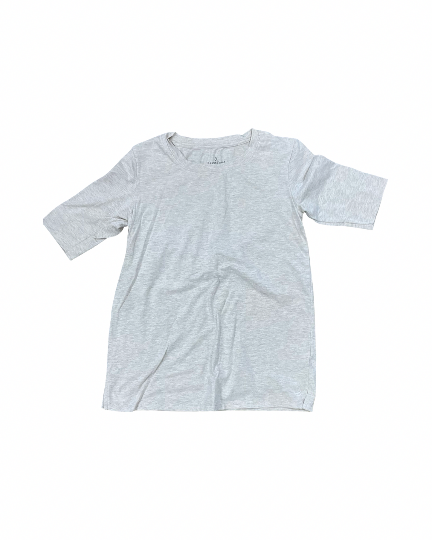 Top Ss Basic By Cuddl Duds In Cream, Size:Xs