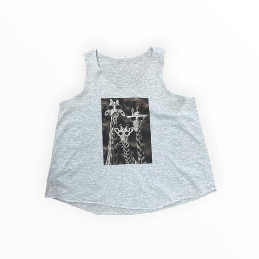 Tank Top By Clothes Mentor In Grey, Size:Xl
