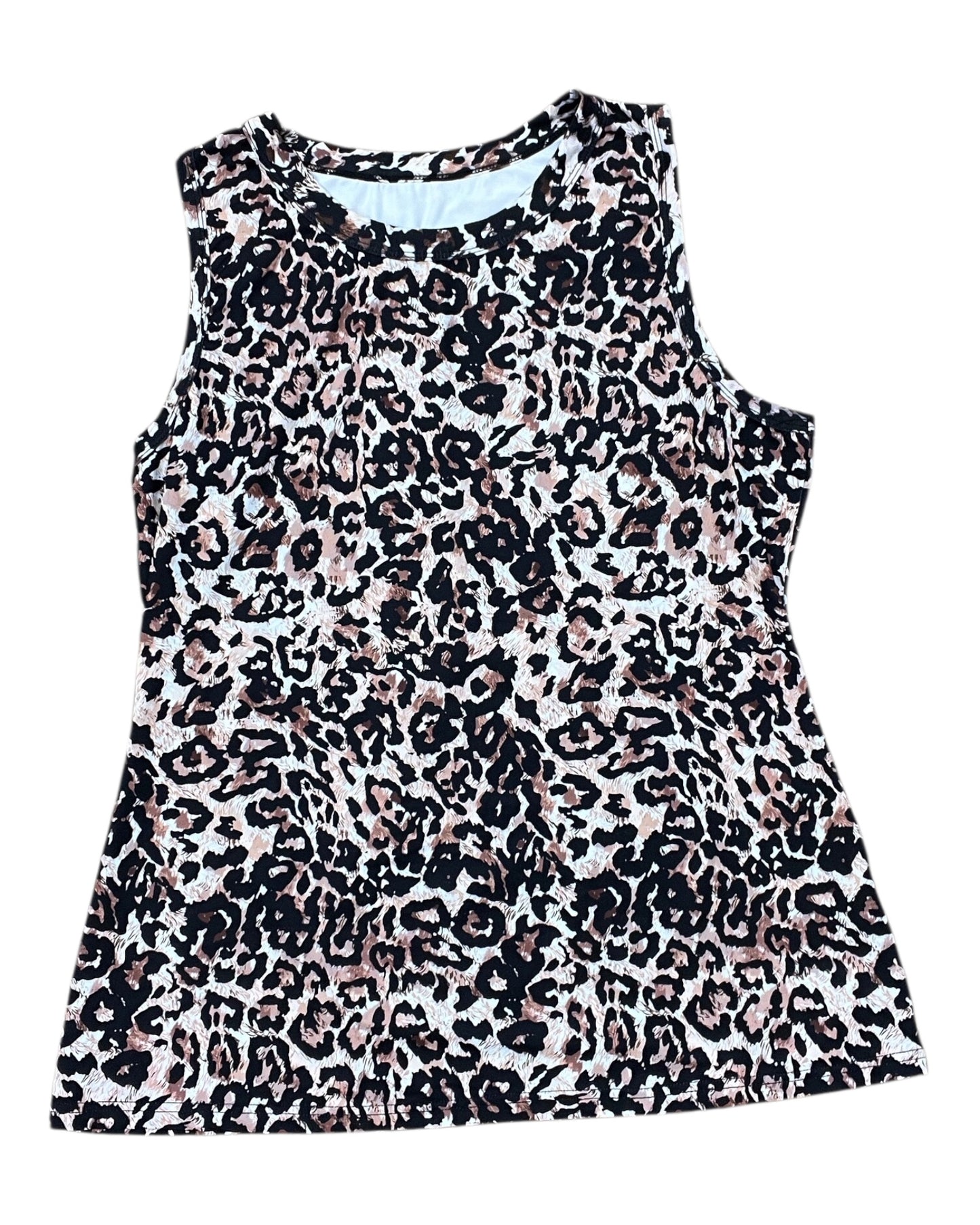 Top Sleeveless By Clothes Mentor In Black & Tan, Size:2X