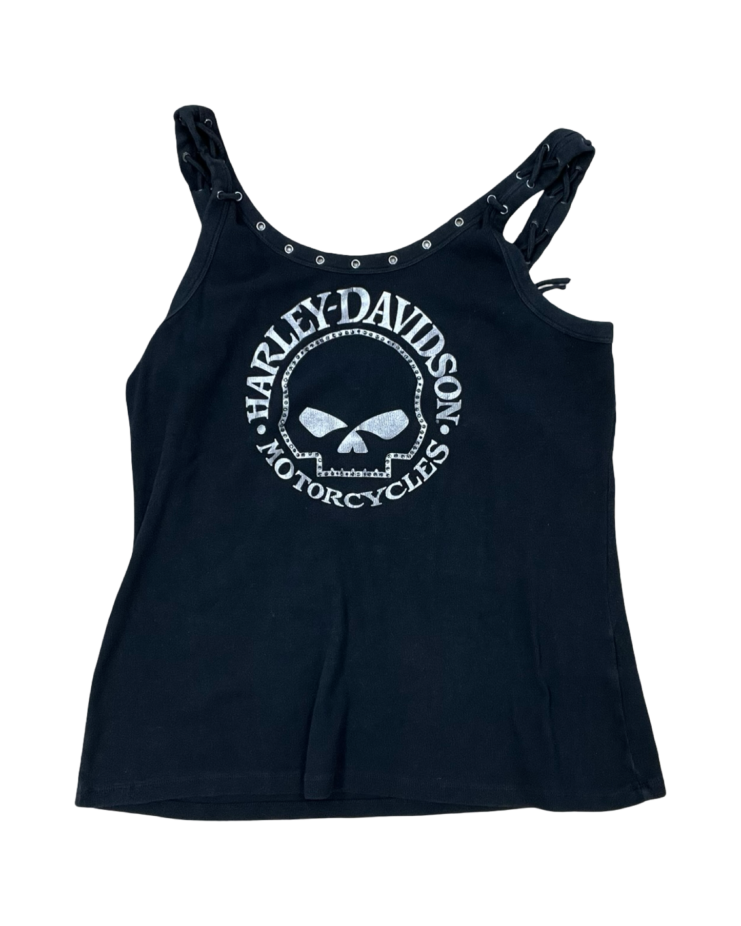 Top Sleeveless By Harley Davidson In Black, Size:2X