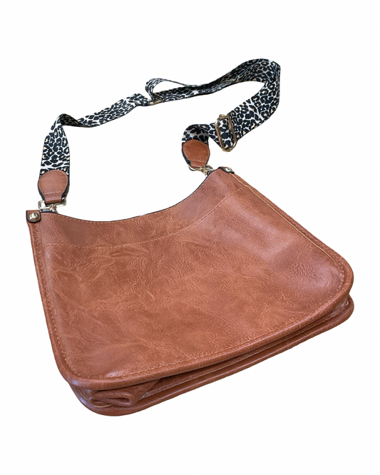 Crossbody By Clothes Mentor In Brown, Size:Medium