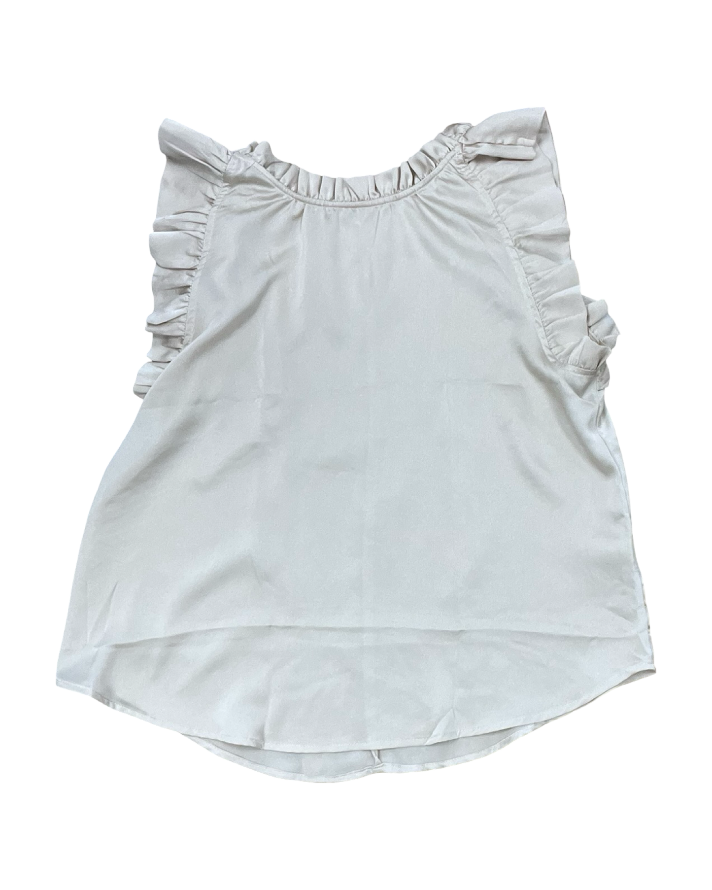 Top Sleeveless By Workshop In Cream, Size:L
