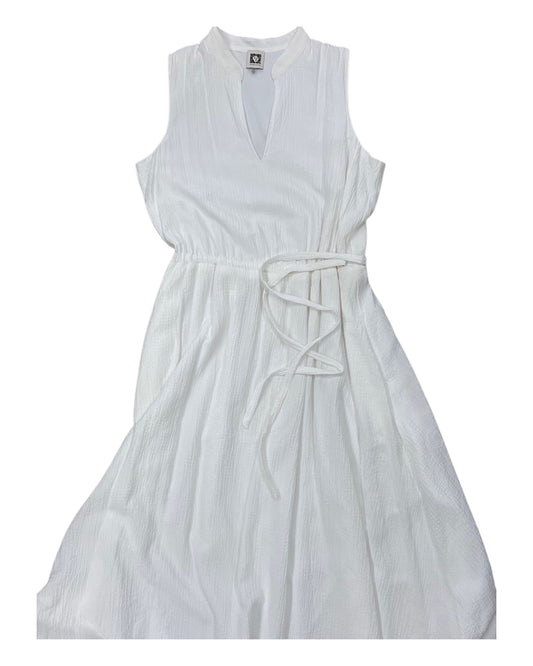 Dress Work By Anne Klein In White, Size:M