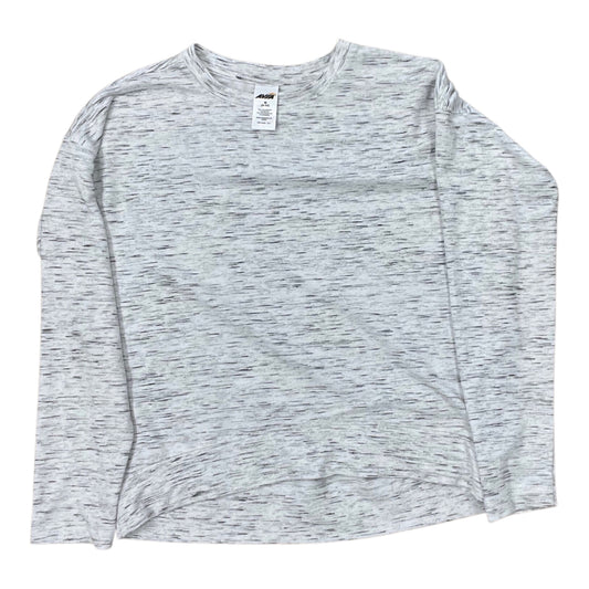 Athletic Top Ls Crewneck By Avia In Grey, Size:M