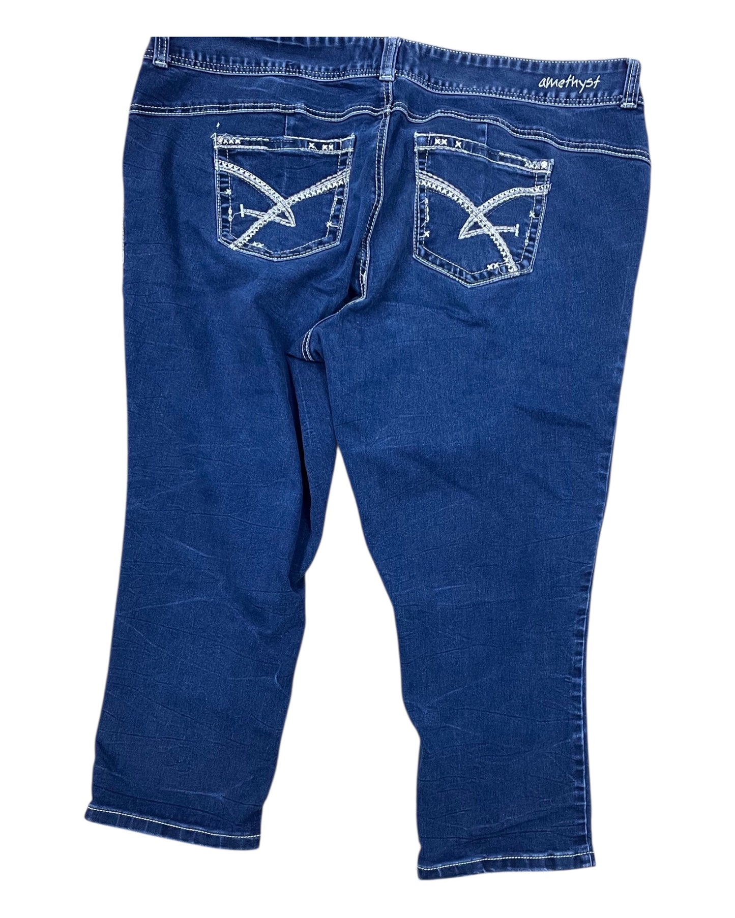 Jeans Skinny By Clothes Mentor In Blue Denim, Size:20