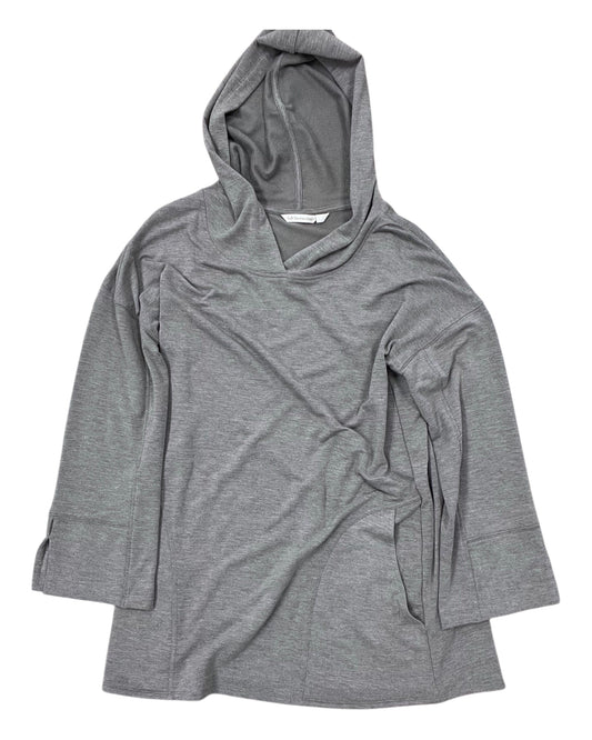 Sweatshirt Hoodie By Soft Surroundings In Taupe, Size:Xs