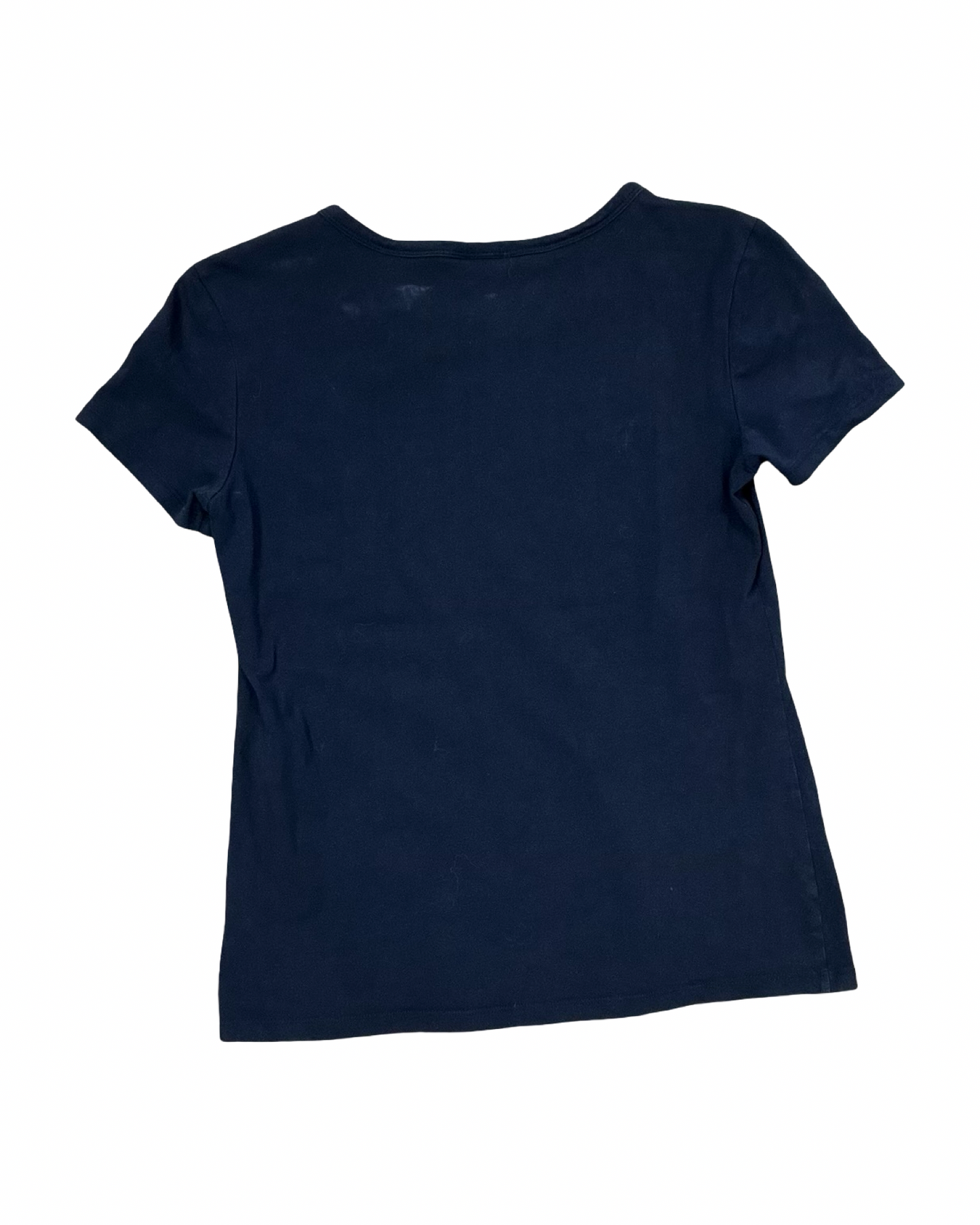 Top Ss Basic By H&M In Blue, Size:M