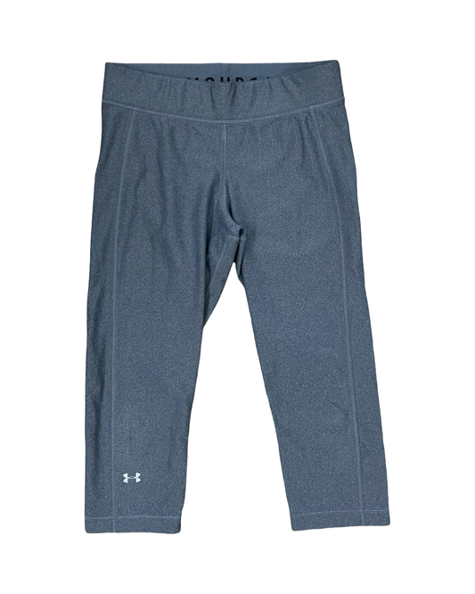 Athletic Capris By Under Armour In Grey, Size:L
