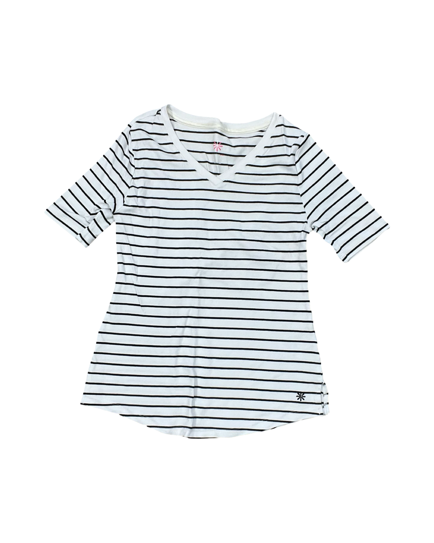 Top Ss By Isaac Mizrahi In Black & White, Size:Xs
