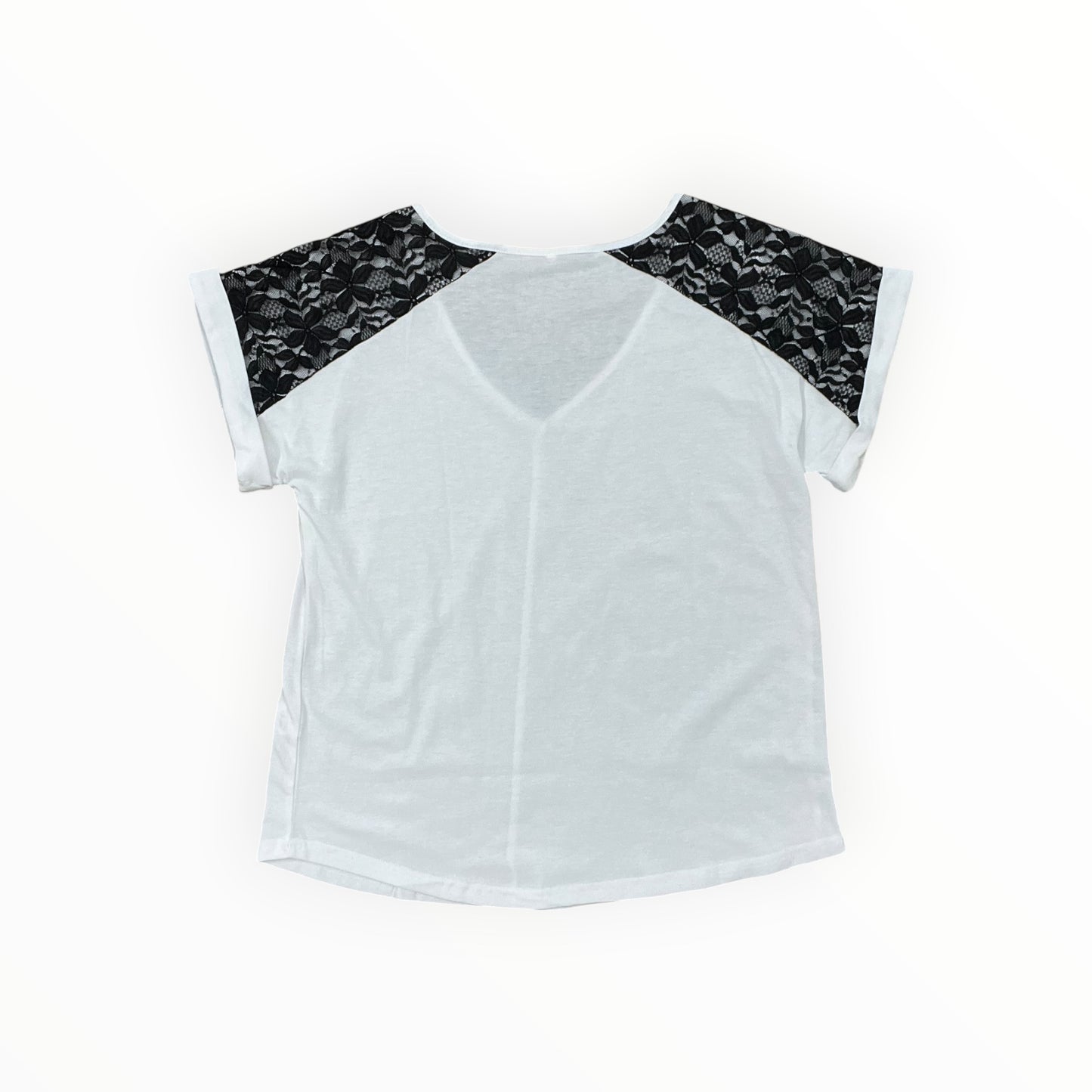 Top Ss By Clothes Mentor In White, Size:M