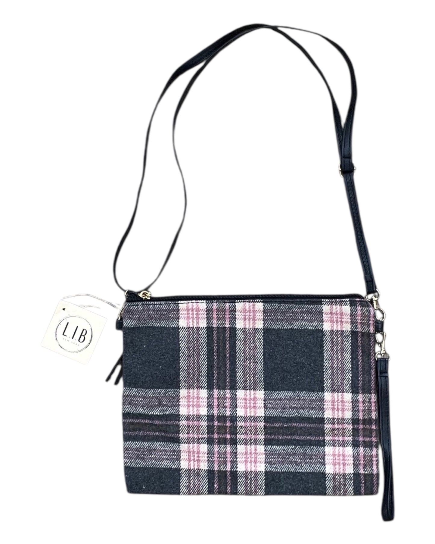 Crossbody By Clothes Mentor In Green & Pink, Size:Medium