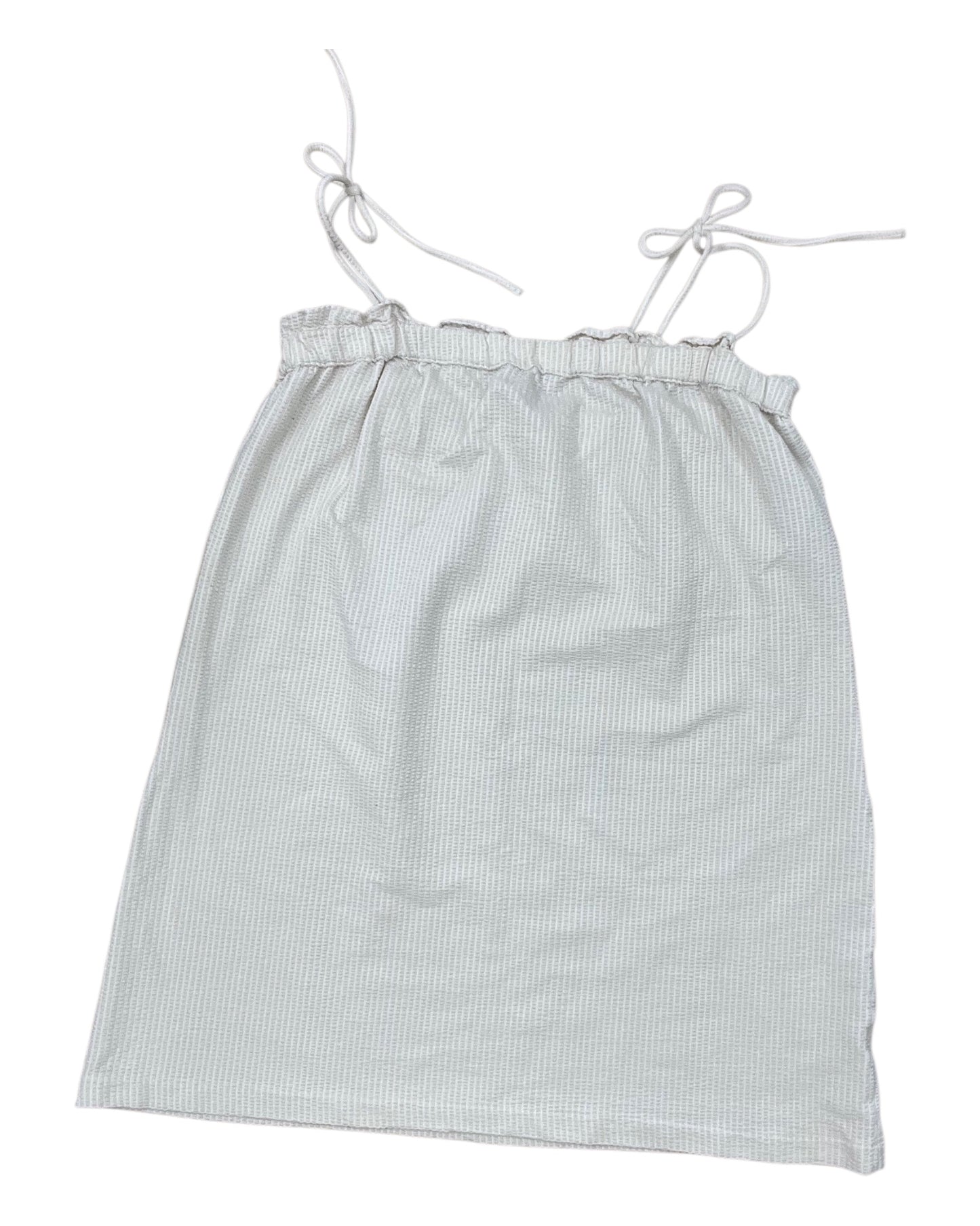 Dress Casual Midi By H&M In Cream, Size:M
