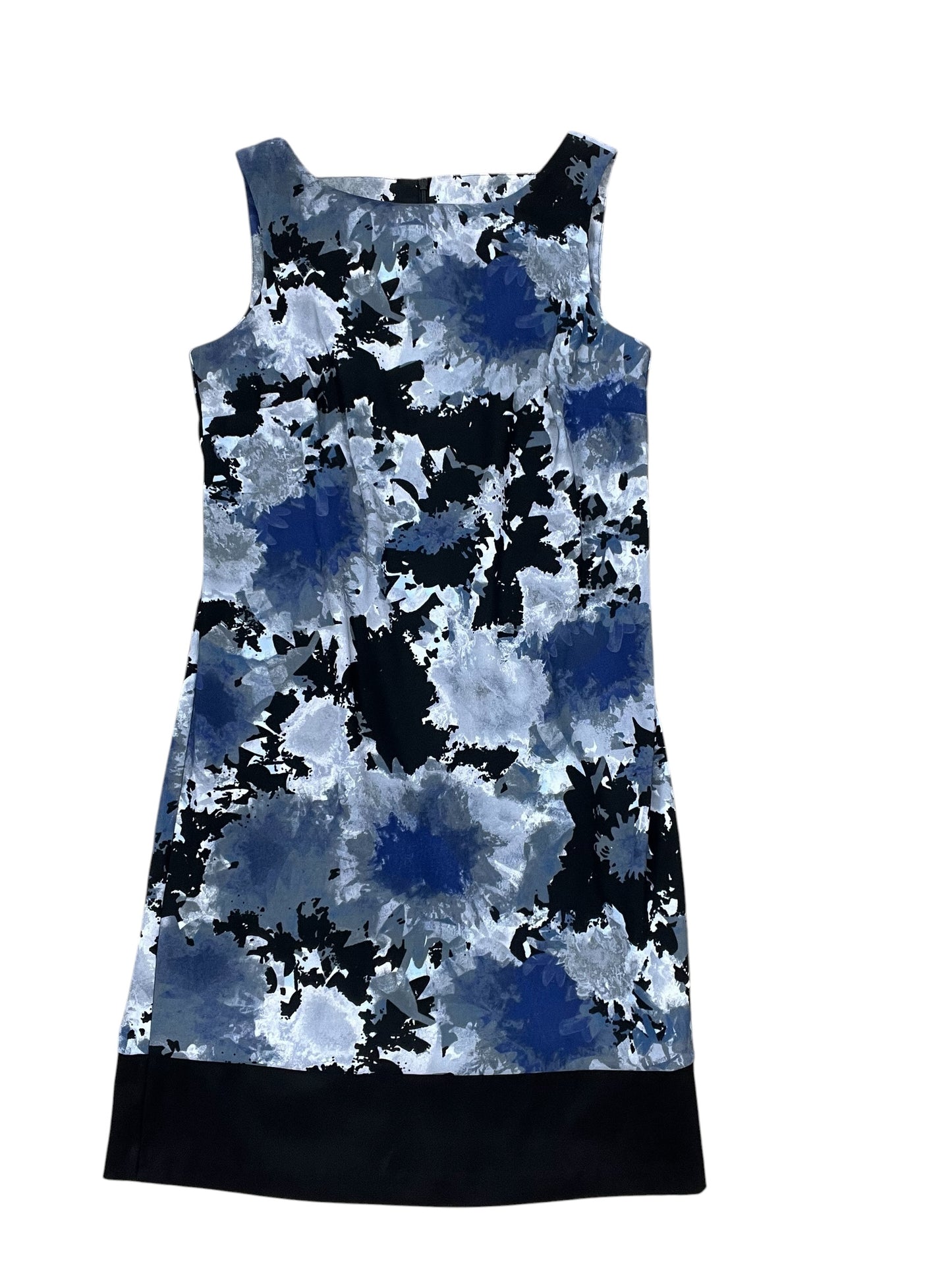 Dress Work By Ab Studio In Black & Blue, Size:6