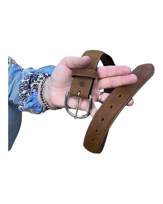Belt Leather By Clothes Mentor In Brown