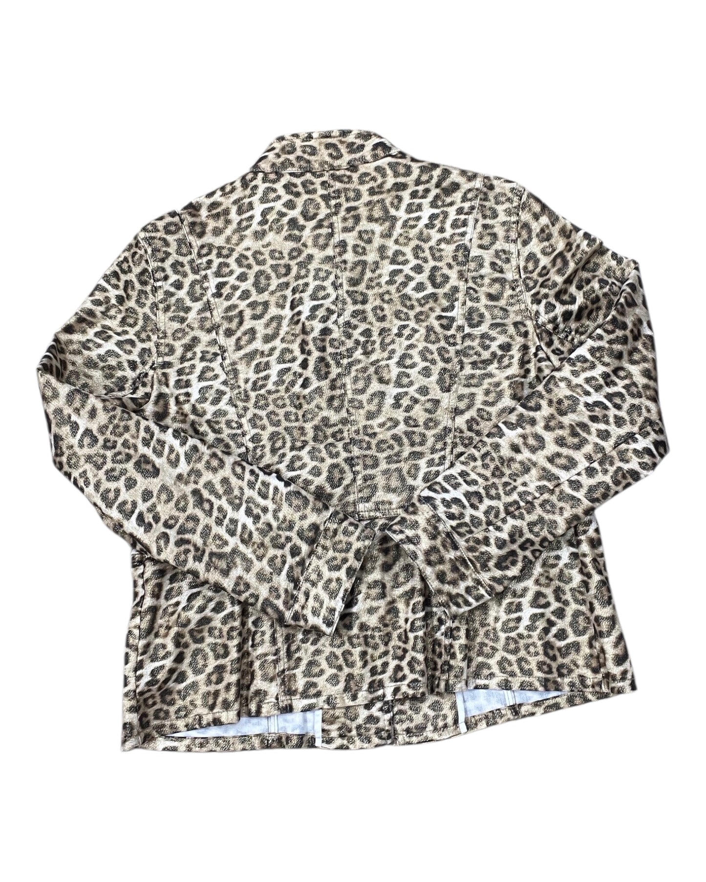 Jacket Other By Chicos In Animal Print, Size:M
