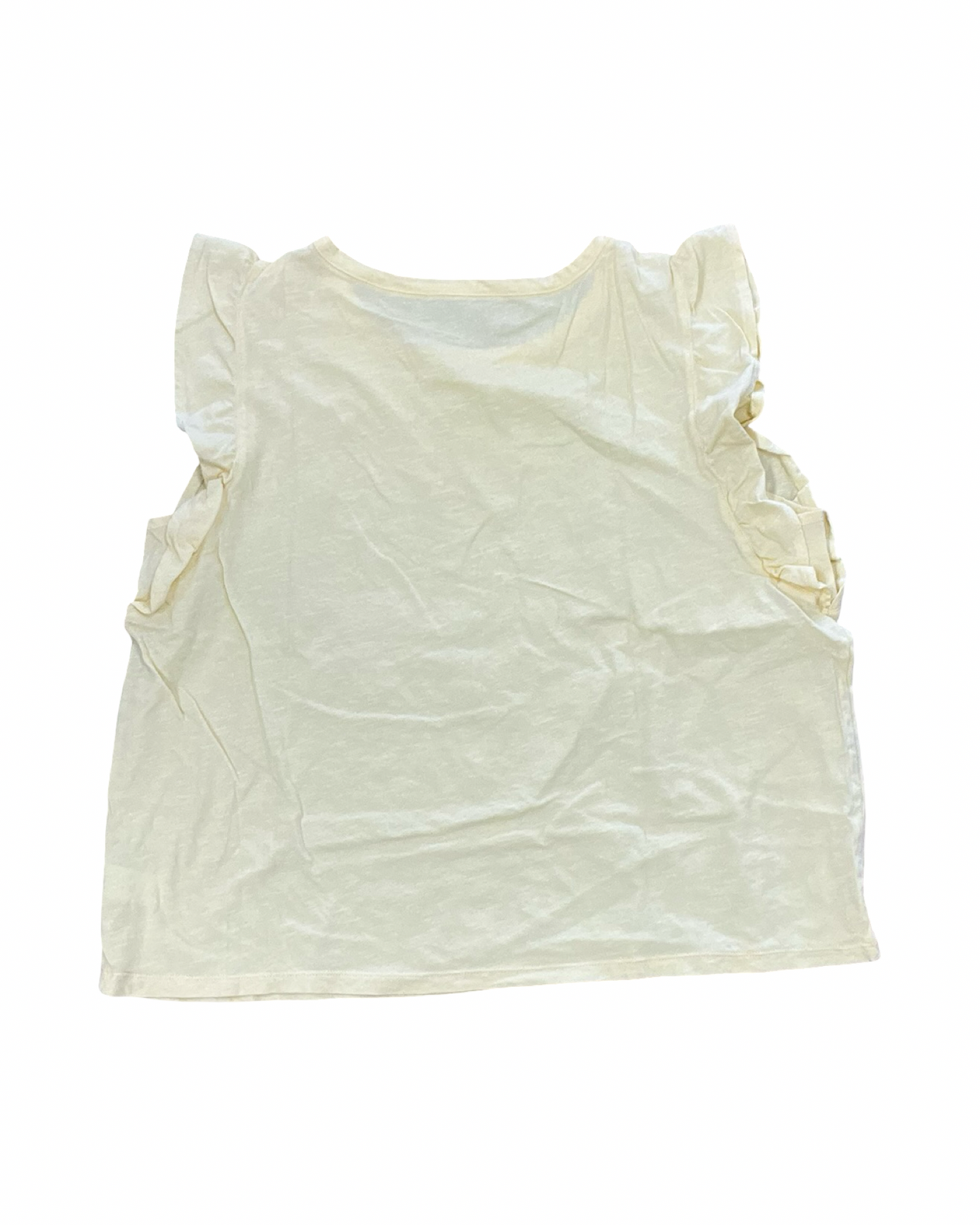 Top Sleeveless By Ana In Yellow, Size:Xl