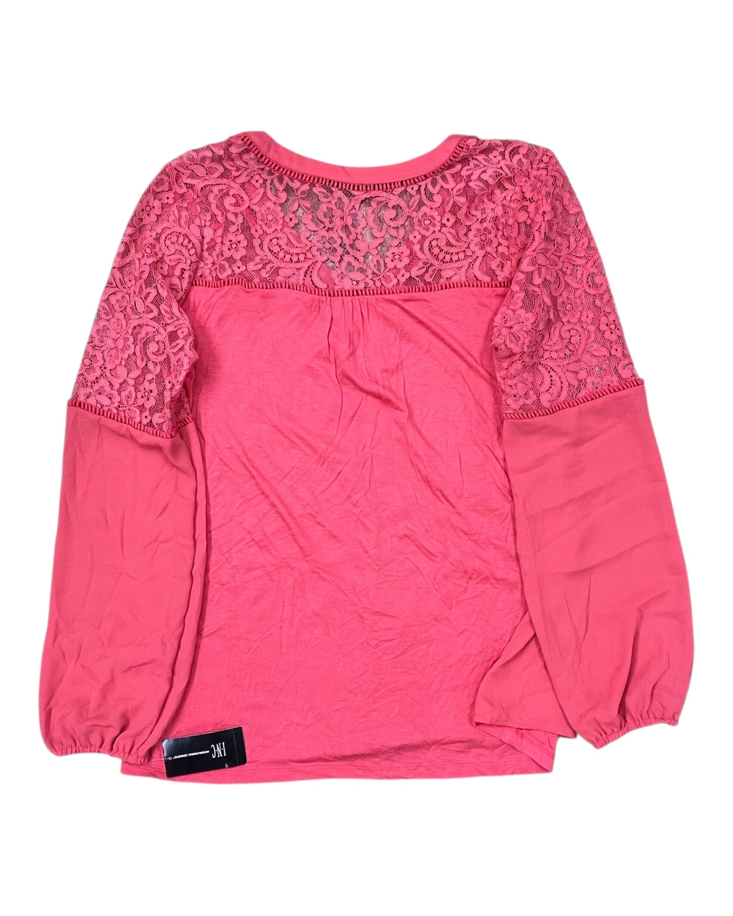 Top Ls By Inc In Coral, Size:M