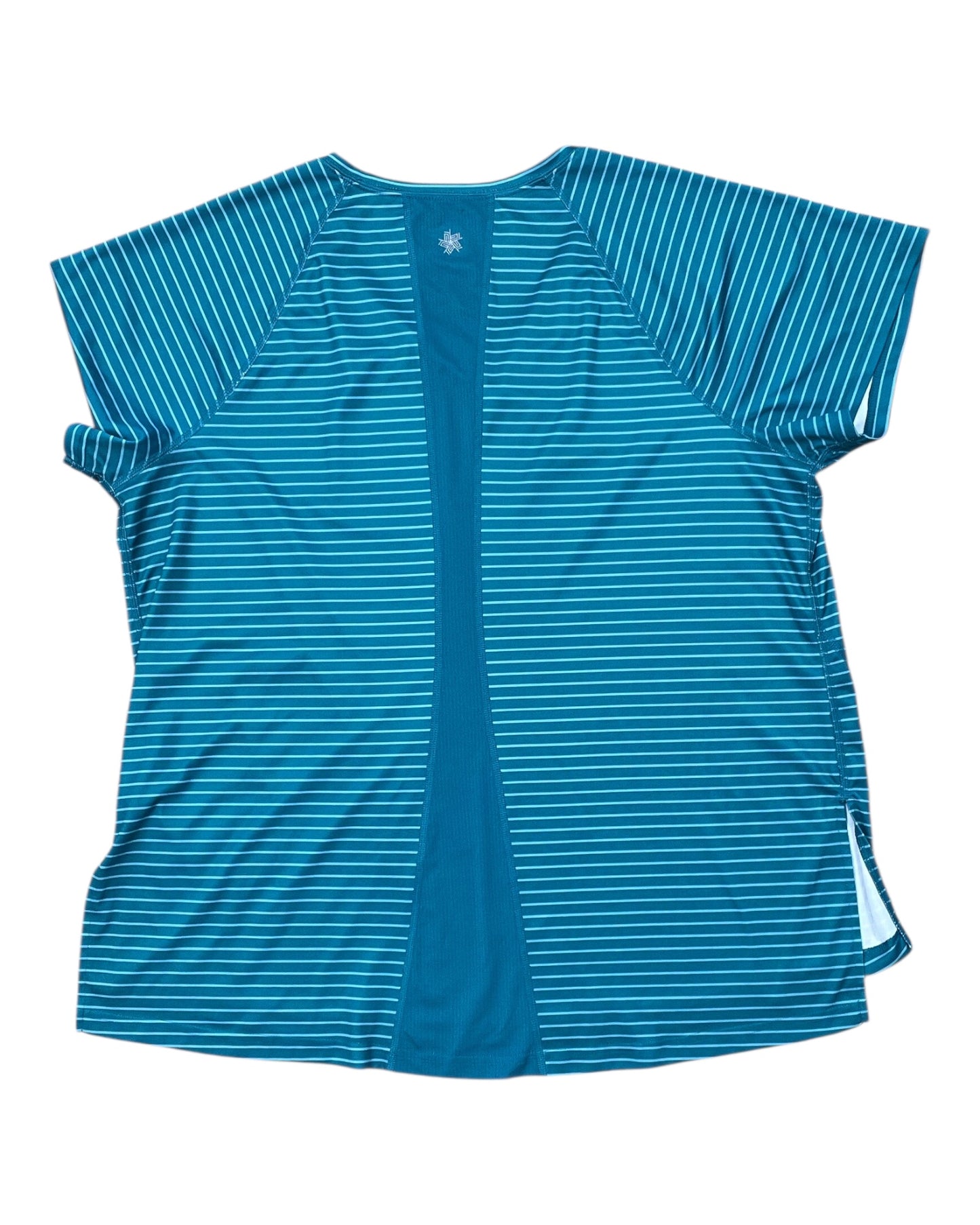 Athletic Top Ss By Tek Gear In Green, Size:1X