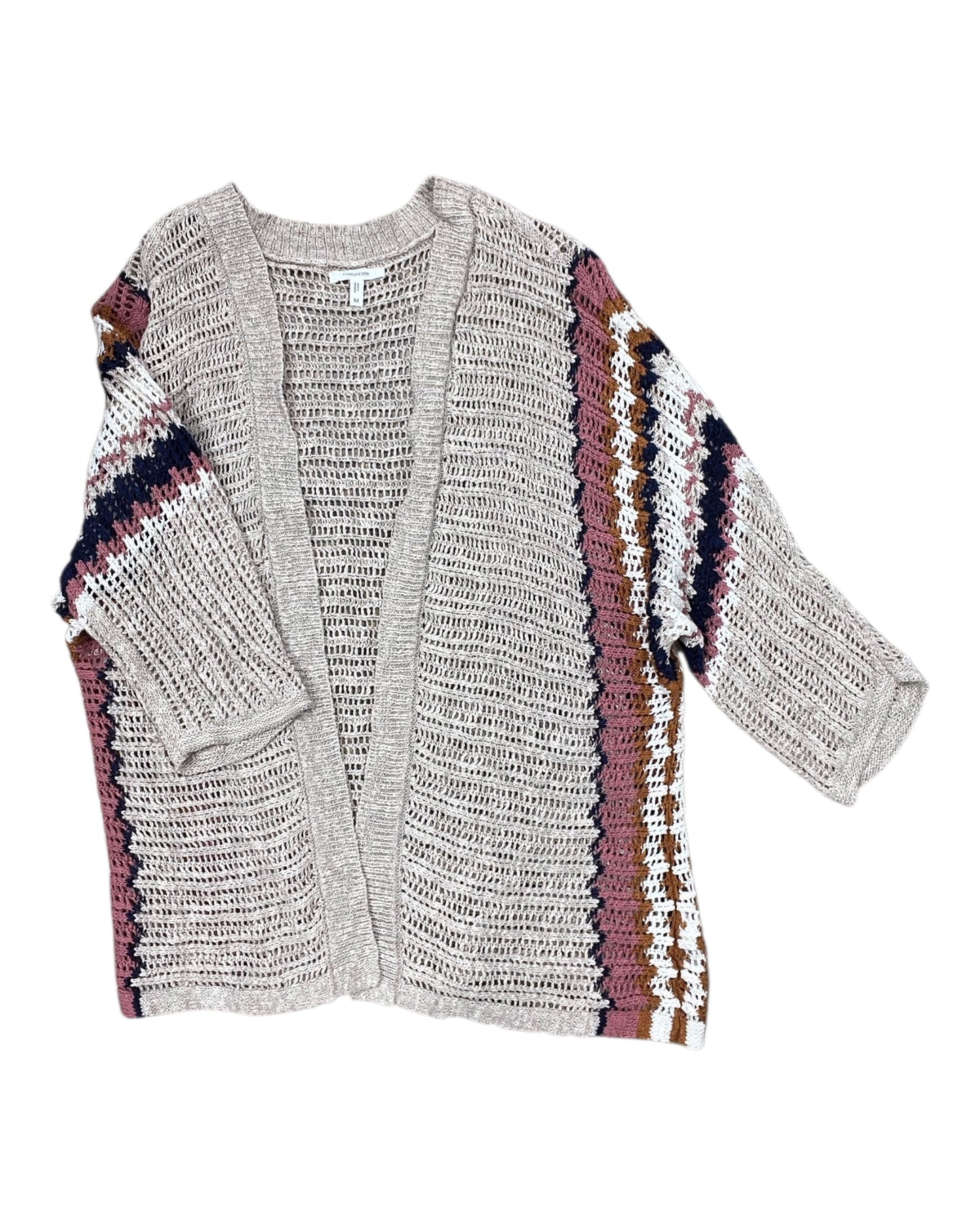 Cardigan By Maurices In Tan, Size:M