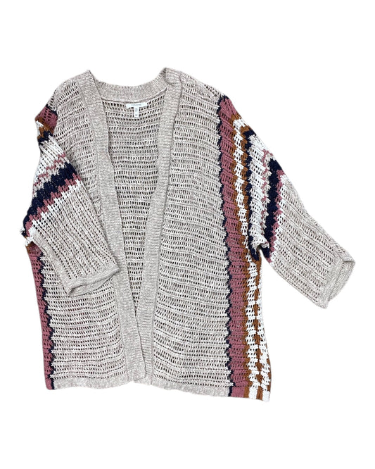 Cardigan By Maurices In Tan, Size:M
