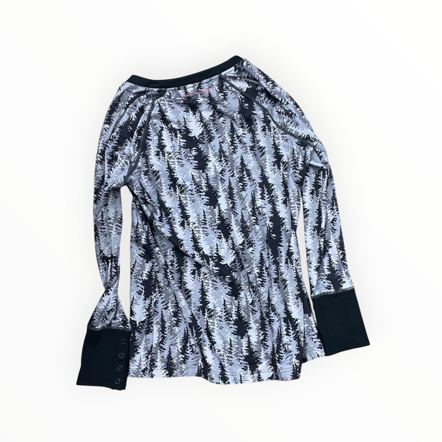 Athletic Top Ls Crewneck By Under Armour In Black & Grey, Size:L