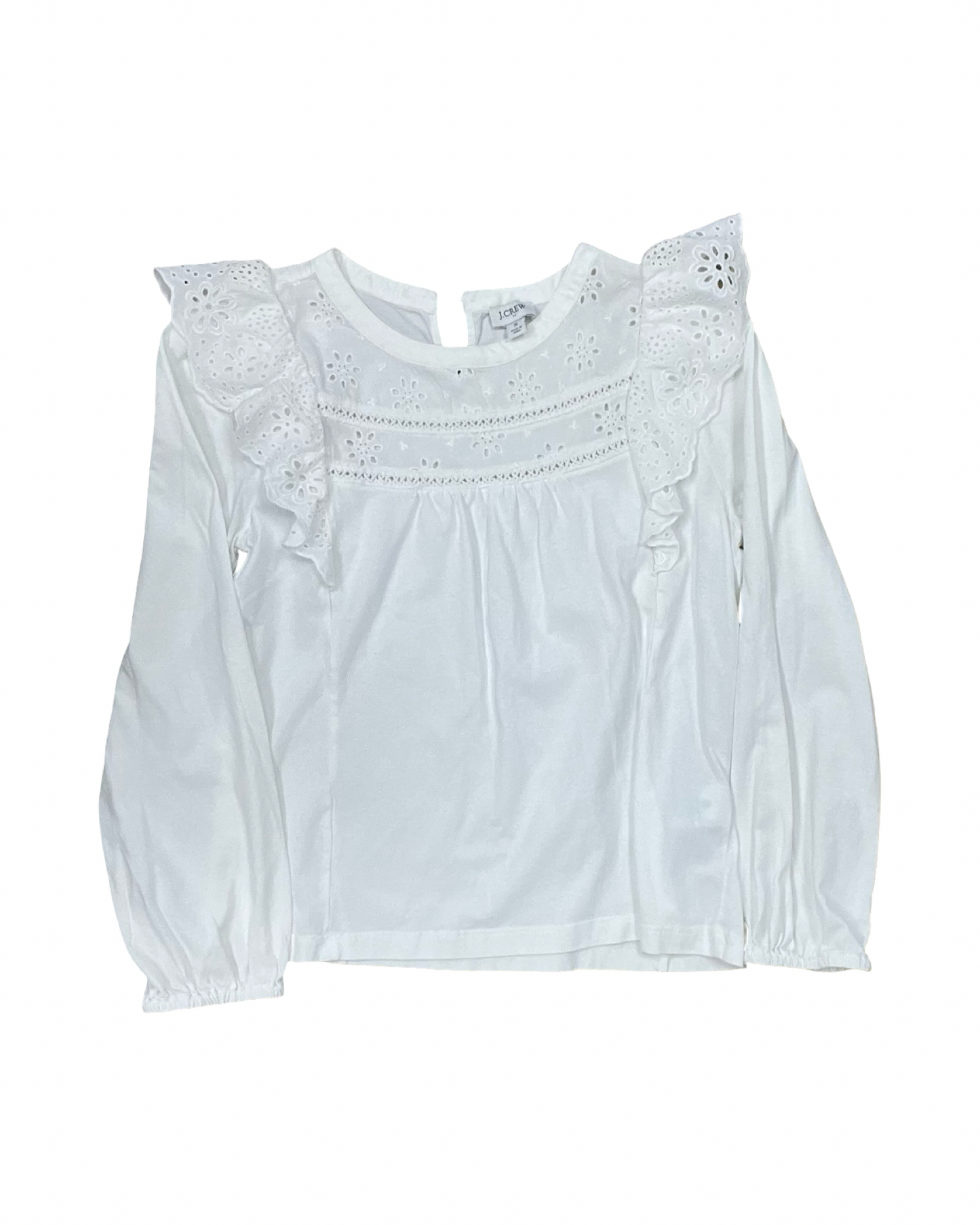 Top Ls By J. Crew In White, Size:S