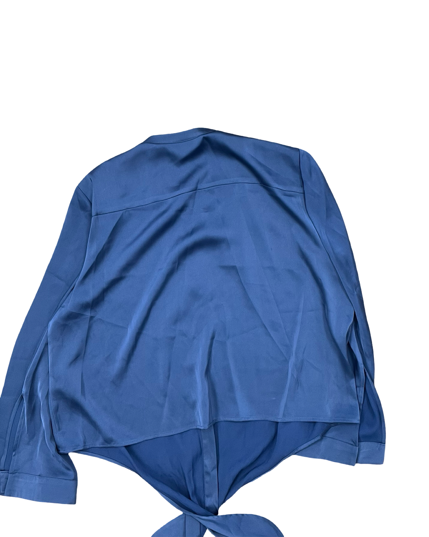 Blouse Ls By Halogen In Blue, Size:1X