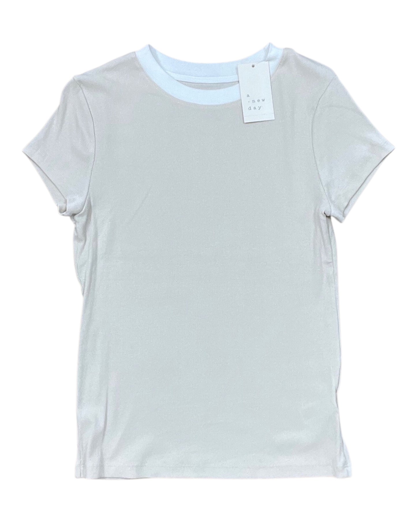 Top Ss By A New Day In Tan & White, Size:M
