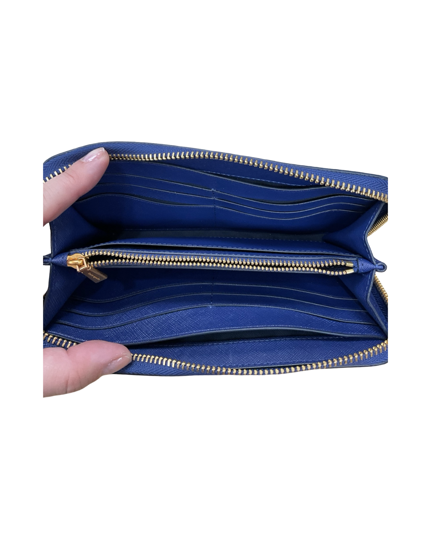Wristlet Designer By Kate Spade In Blue, Size:Medium