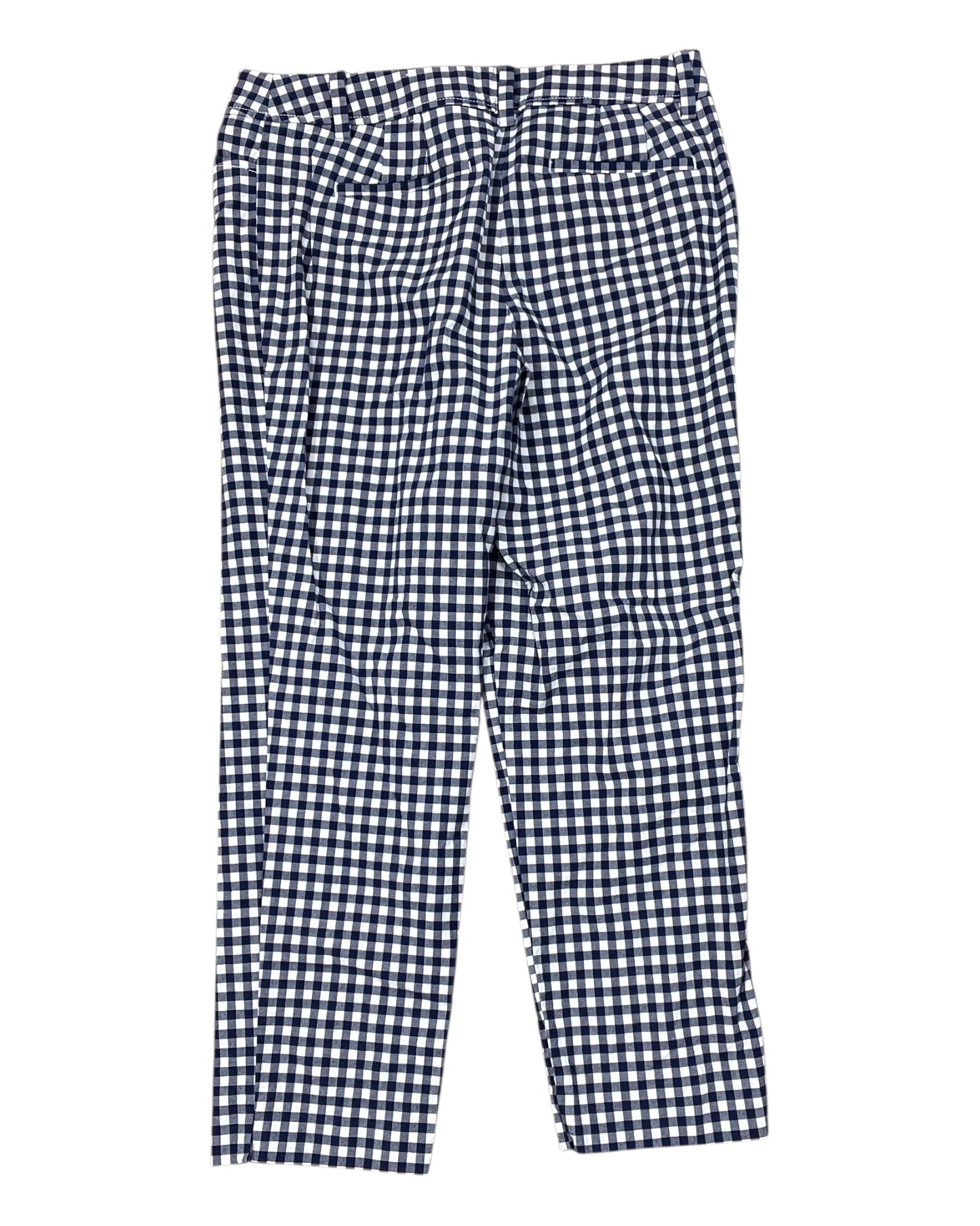 Pants Dress By Talbots In Blue & White, Size:6