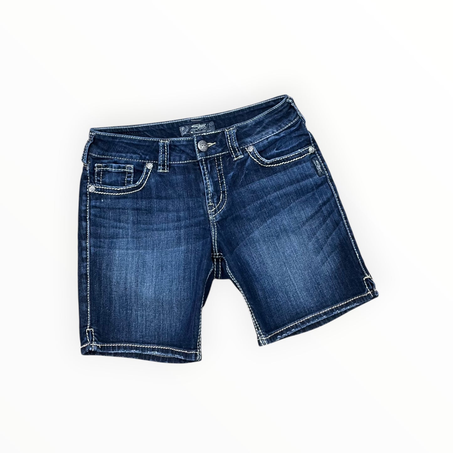 Shorts By Silver In Blue Denim, Size:12