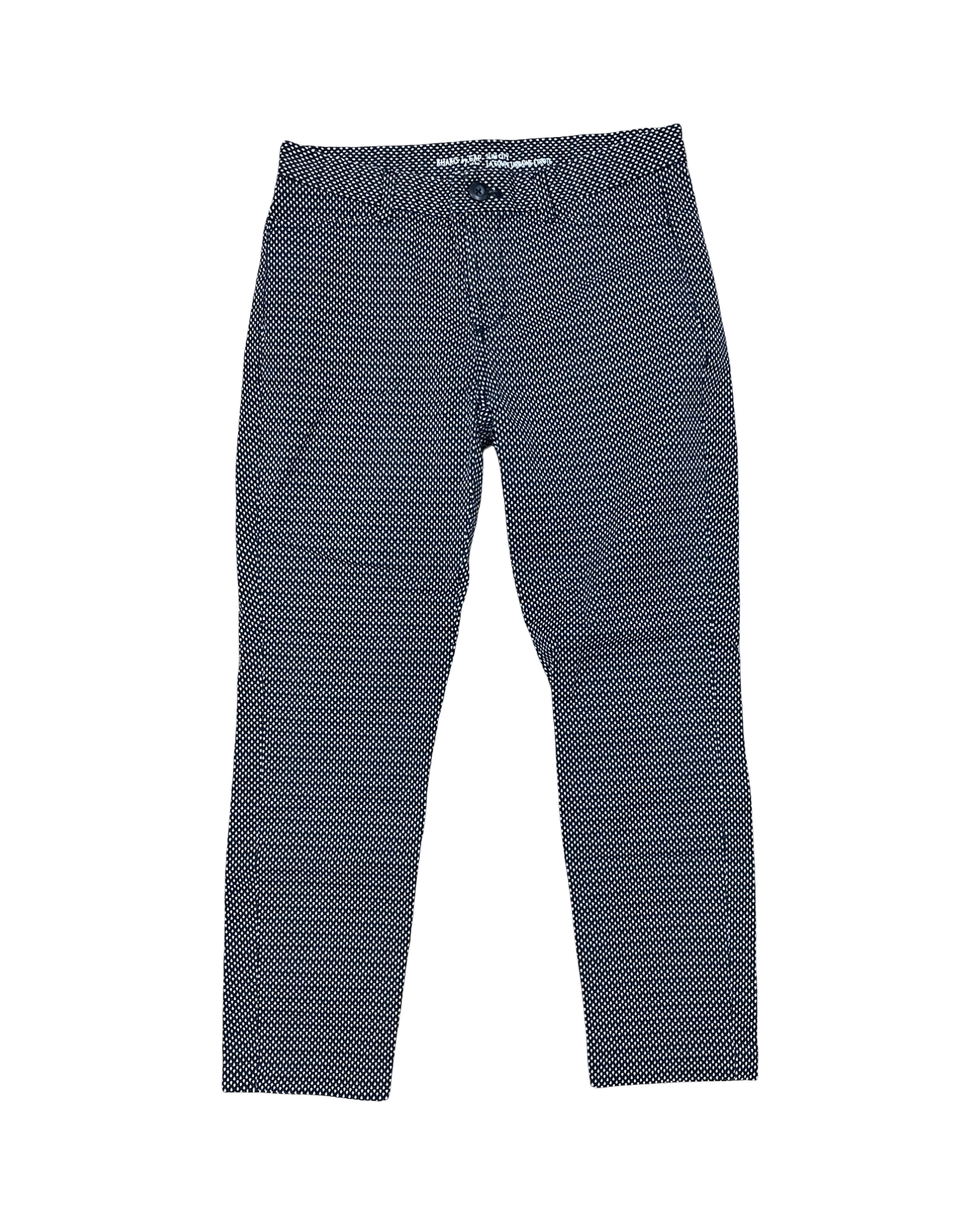Pants Cropped By Gap In Blue & White, Size:2