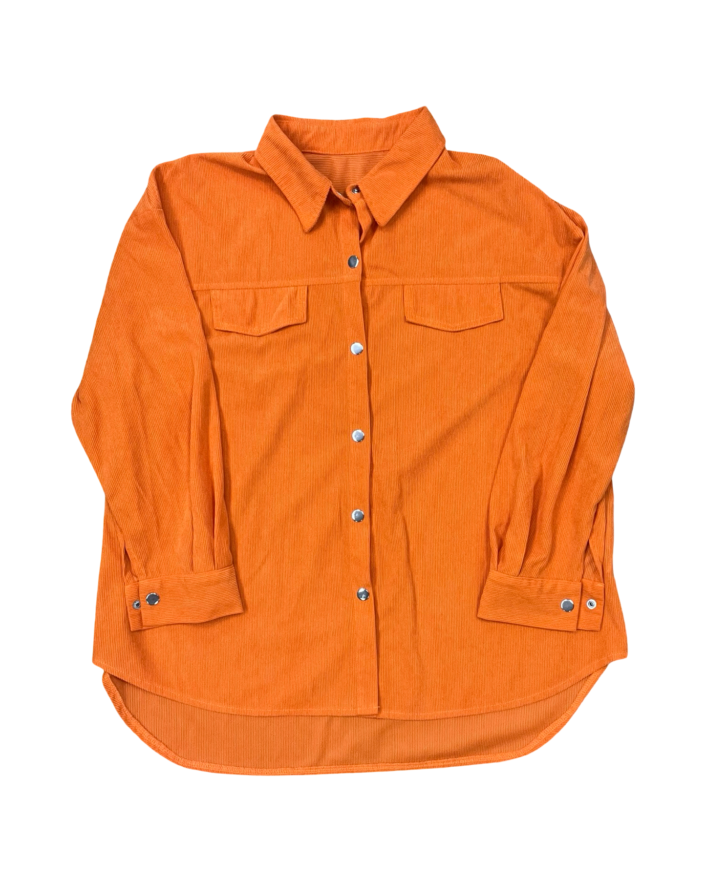 Blouse 3/4 Sleeve By Shein In Orange, Size:1X
