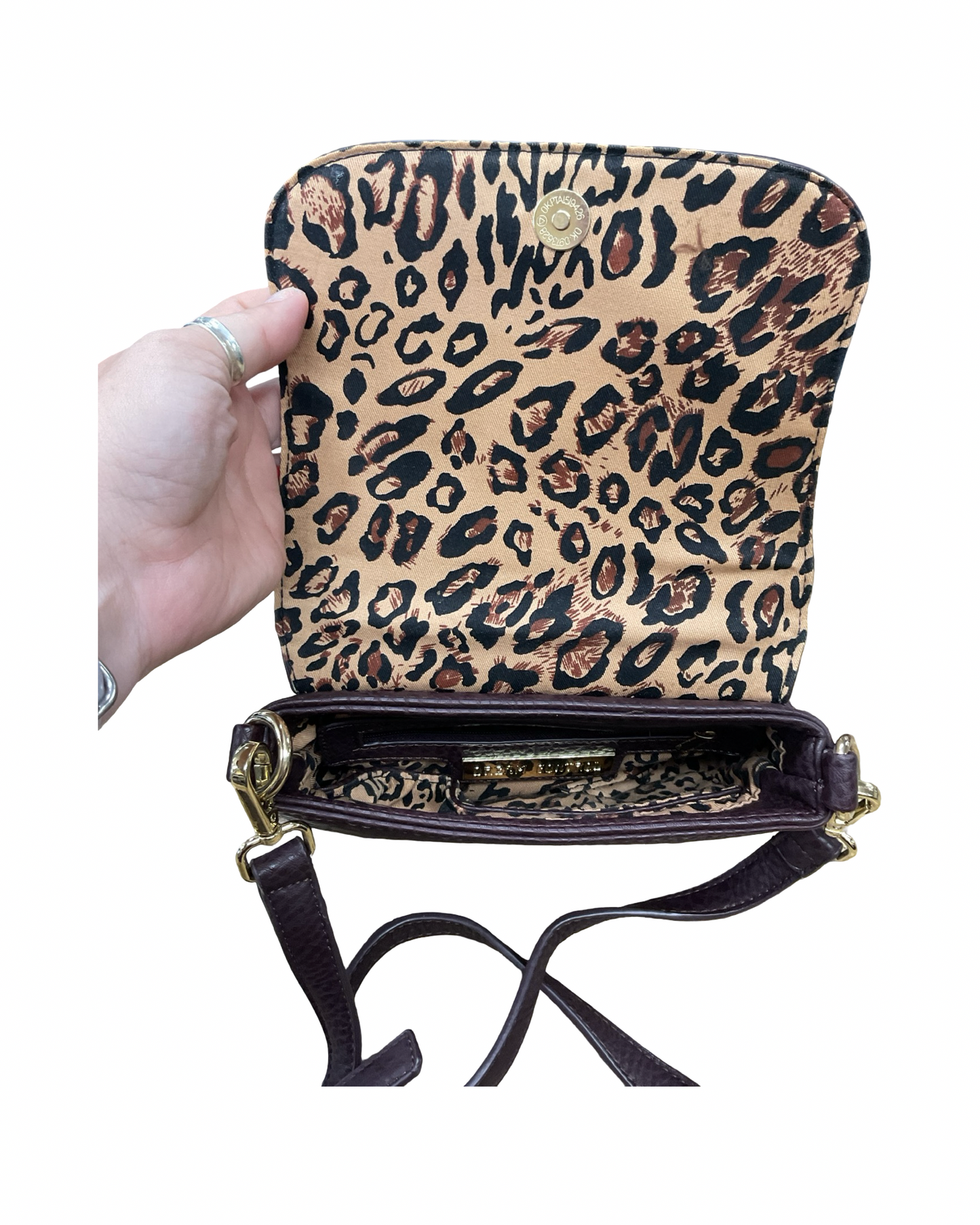 Crossbody By Clothes Mentor In Brown, Size:Small
