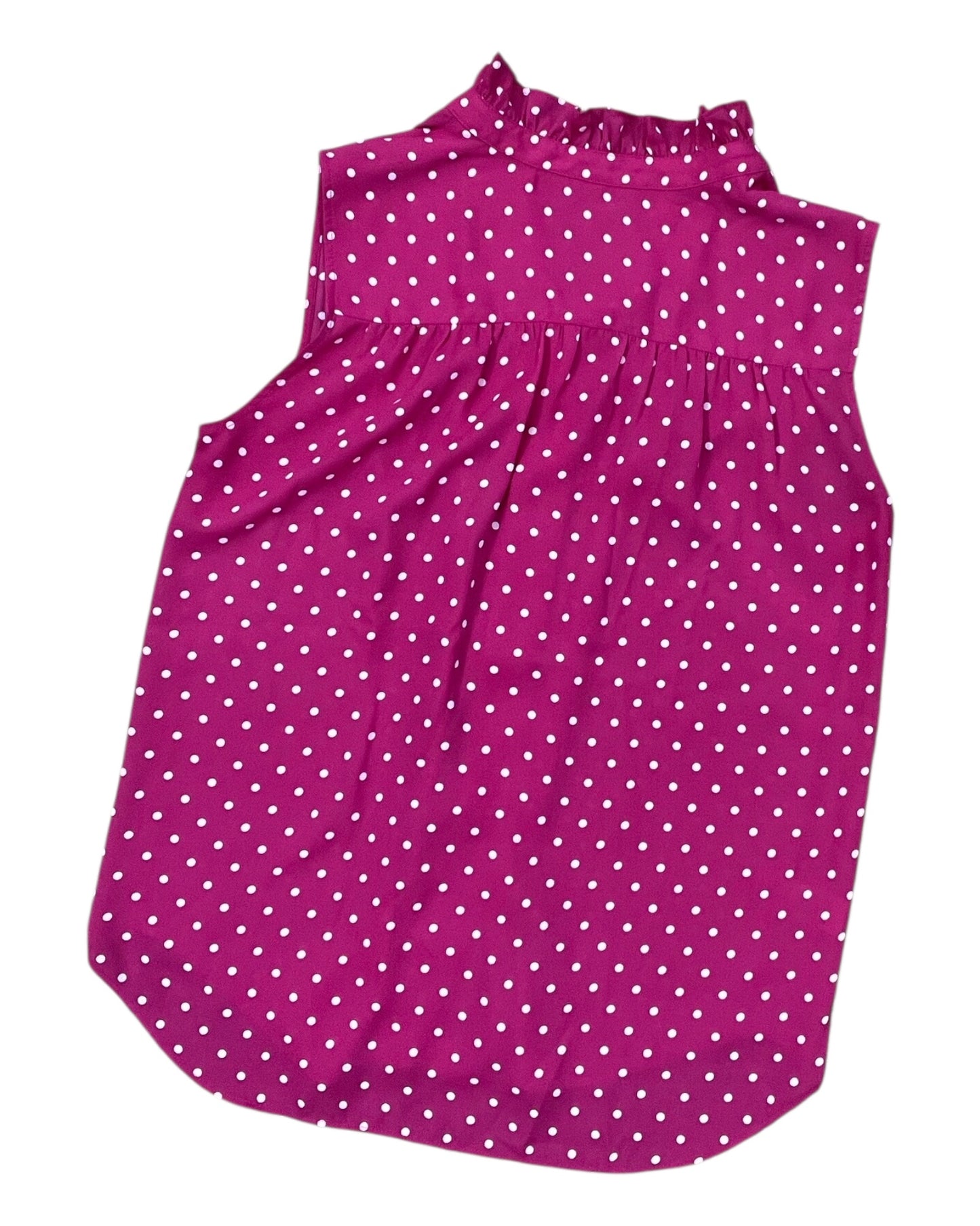 Blouse Sleeveless By Ann Taylor In Pink, Size:S
