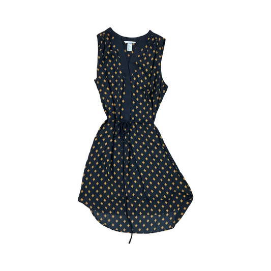 Dress Casual Short By H&M In Black & Orange, Size:M