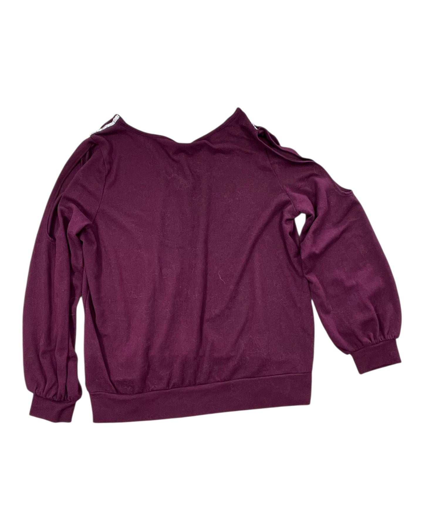 Top Ls By Retrology In Maroon, Size:M