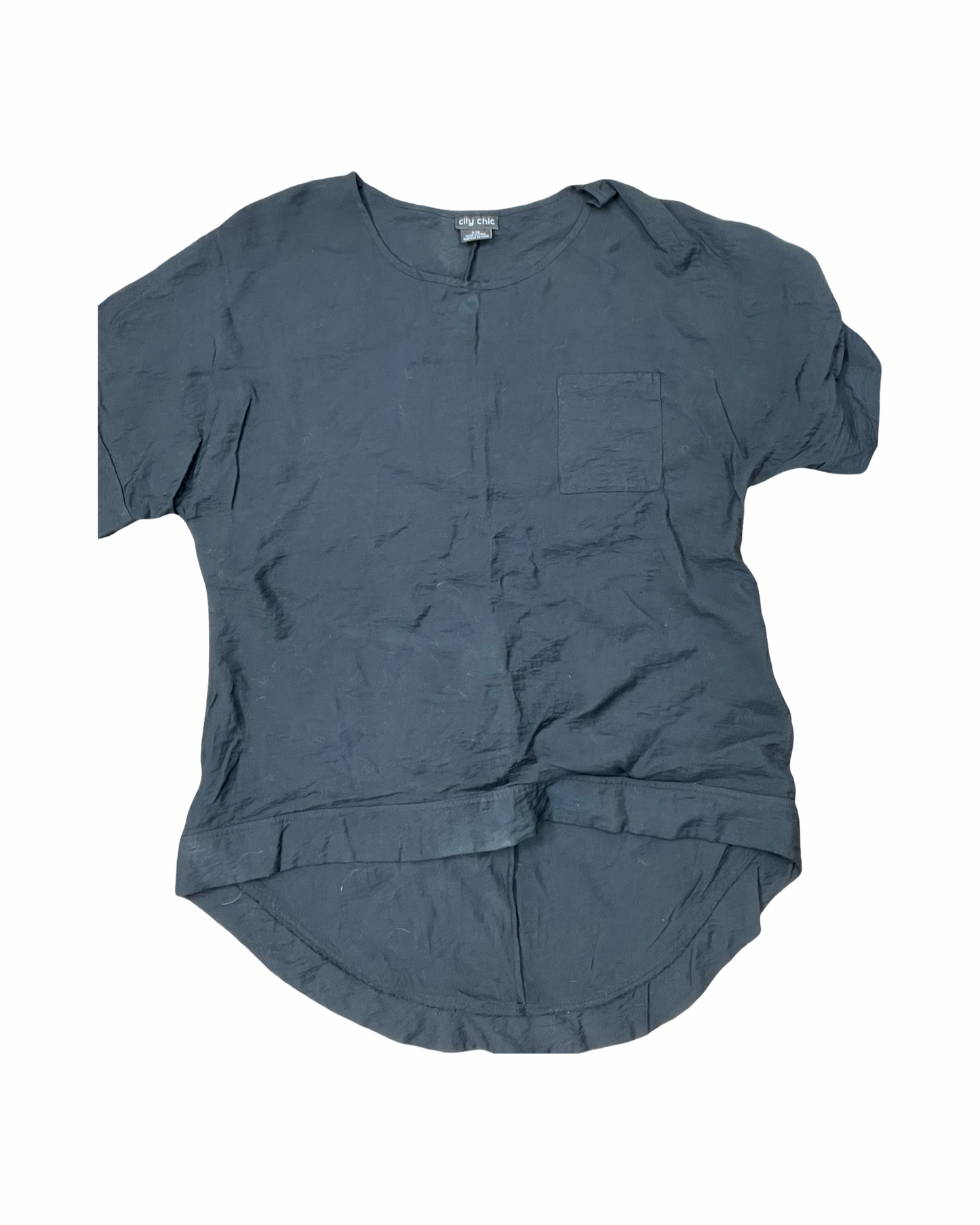 Top Ss By City Chic In Black, Size:Xl