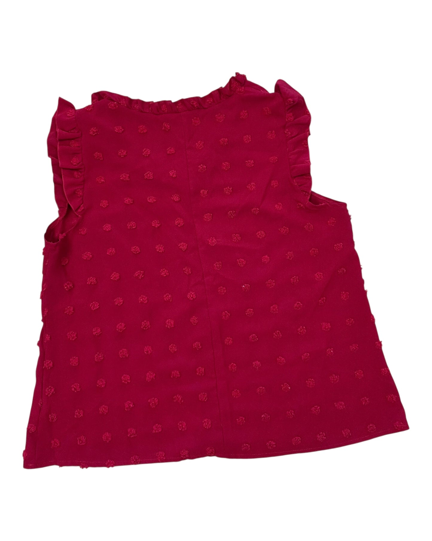 Top Sleeveless By Shein In Red, Size:1X