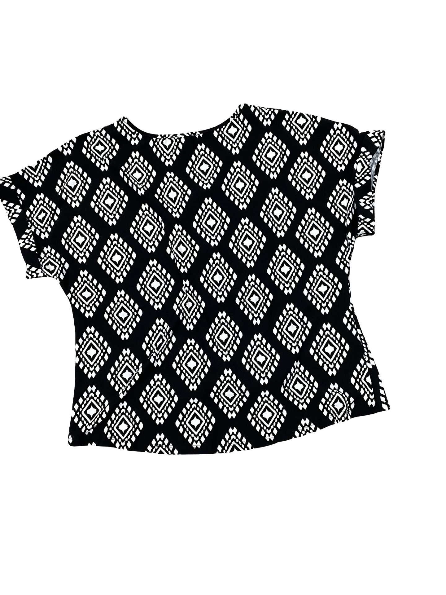 Top Ss By Auw In Black & Cream, Size:Xl