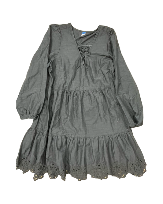 Dress Casual Midi By Old Navy In Black, Size:L
