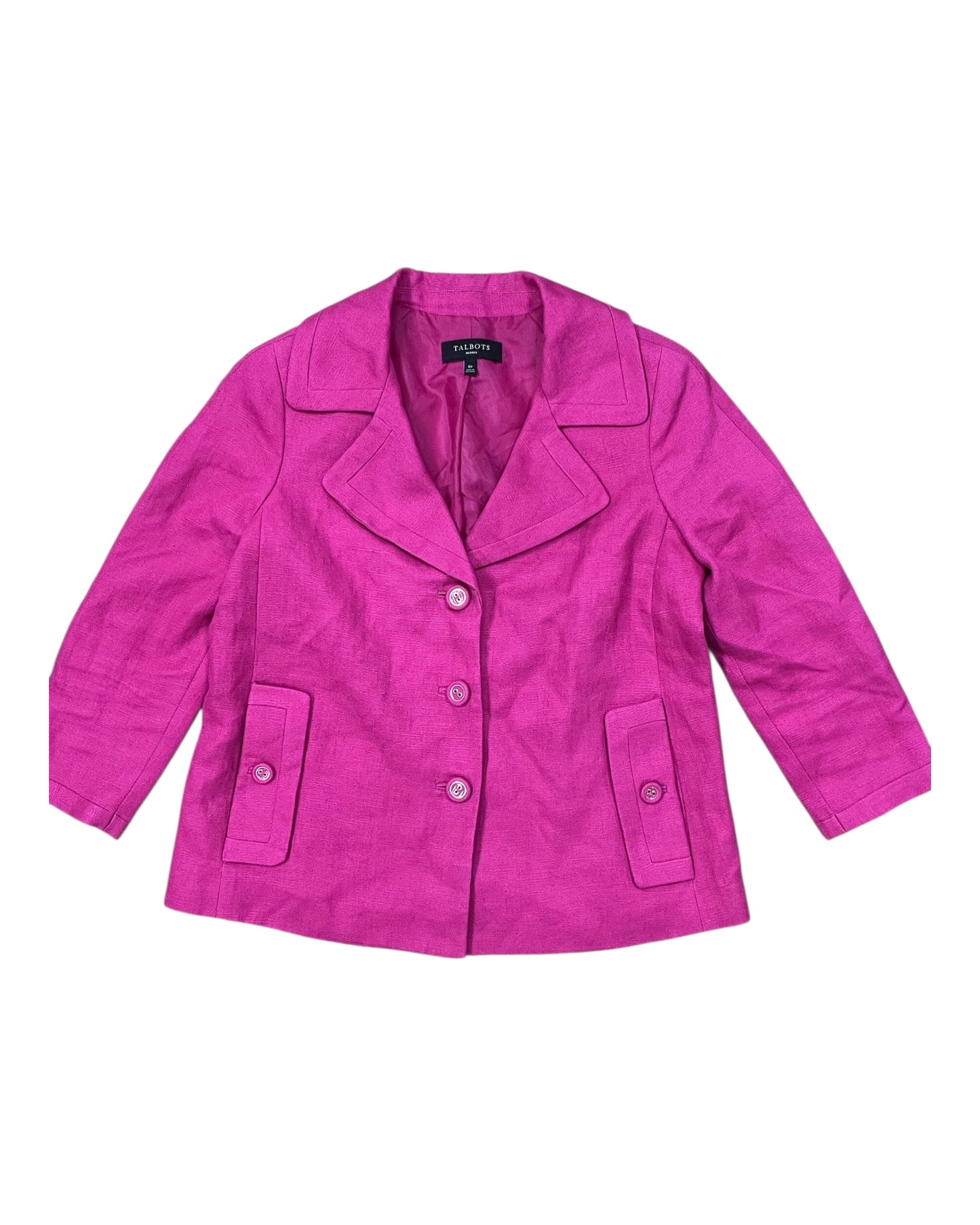 Blazer By Talbots In Pink, Size:6P