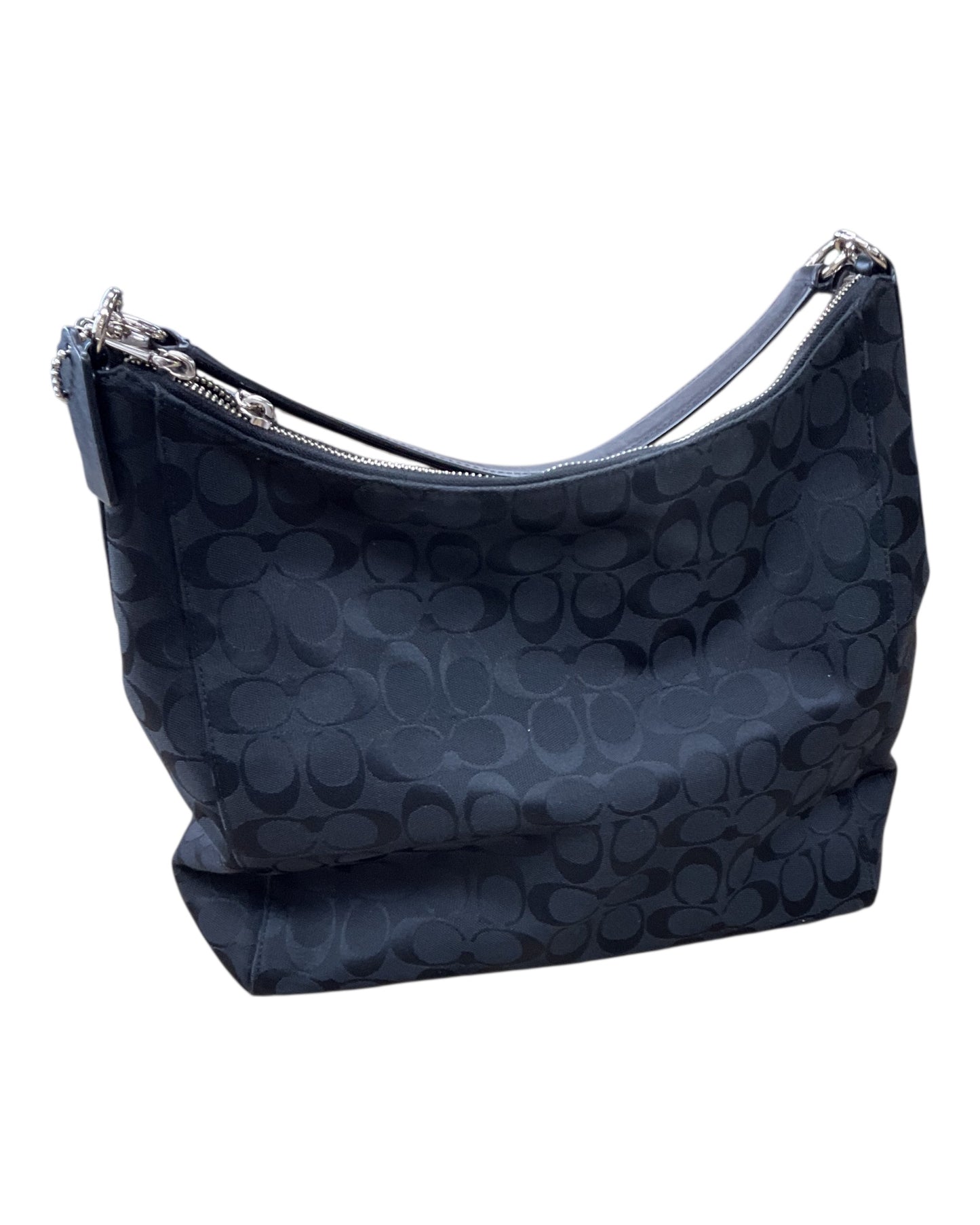 Handbag Designer By Coach In Black, Size:Medium