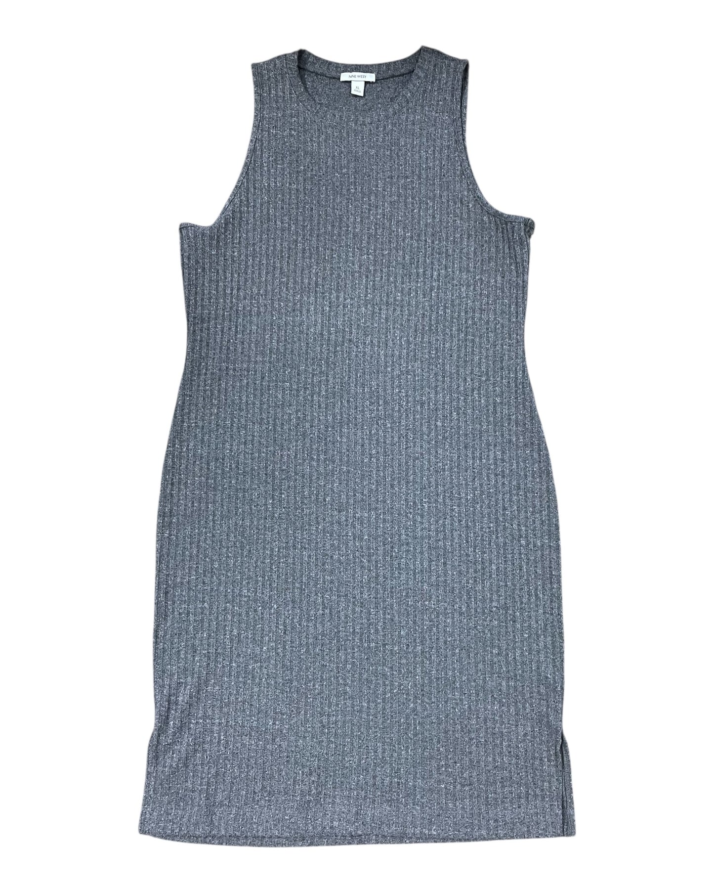 Dress Casual Midi By Nine West In Grey, Size:Xl