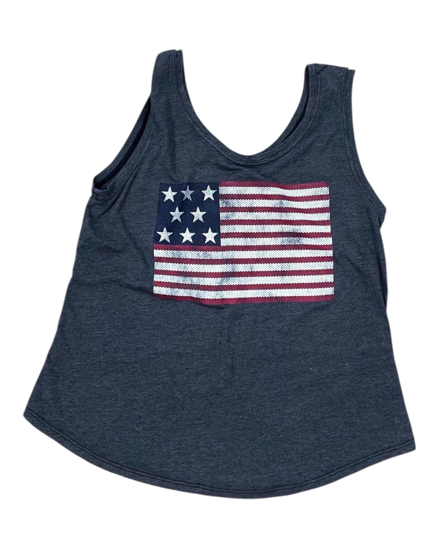 Tank Top By Clothes Mentor In Grey, Size:S
