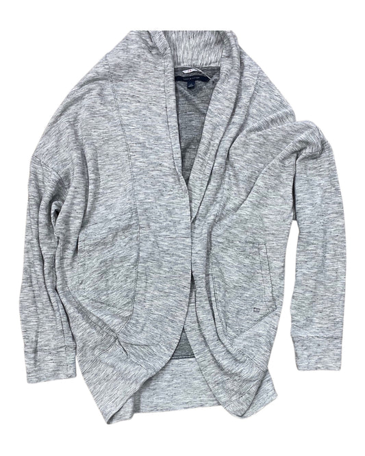 Athletic Jacket By Tommy Hilfiger In Grey, Size:L