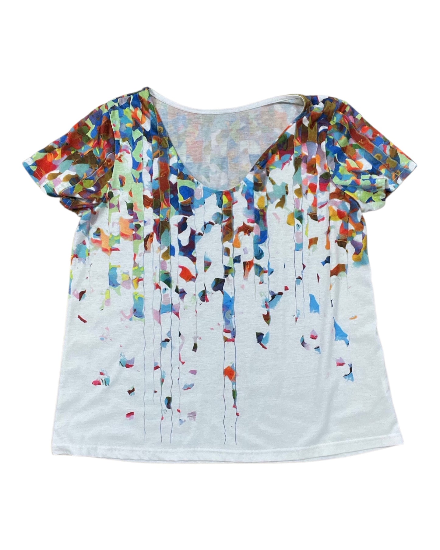 Top Ss By Clothes Mentor In White, Size:Xl
