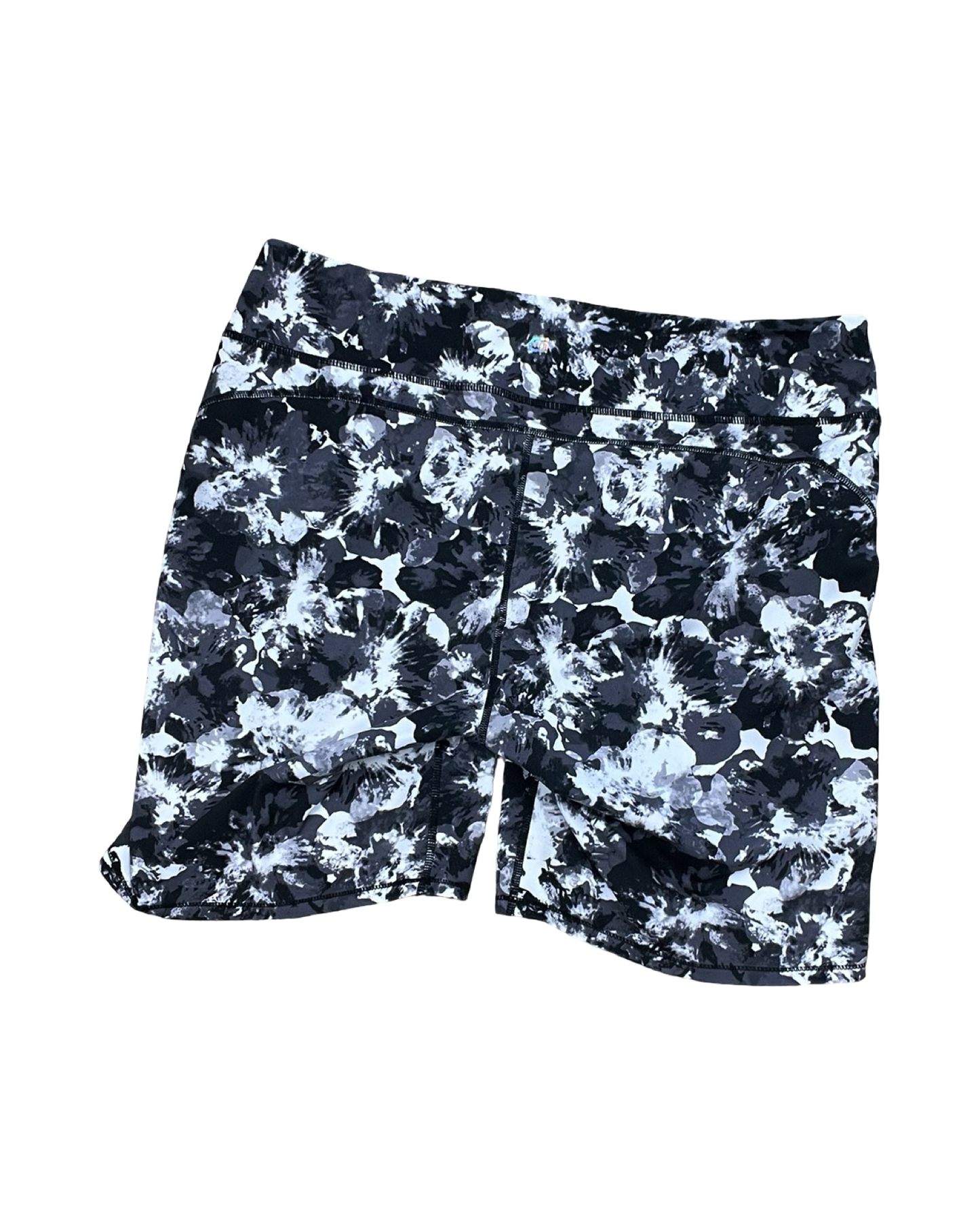 Athletic Shorts By Clothes Mentor In Black & White, Size:Xxl