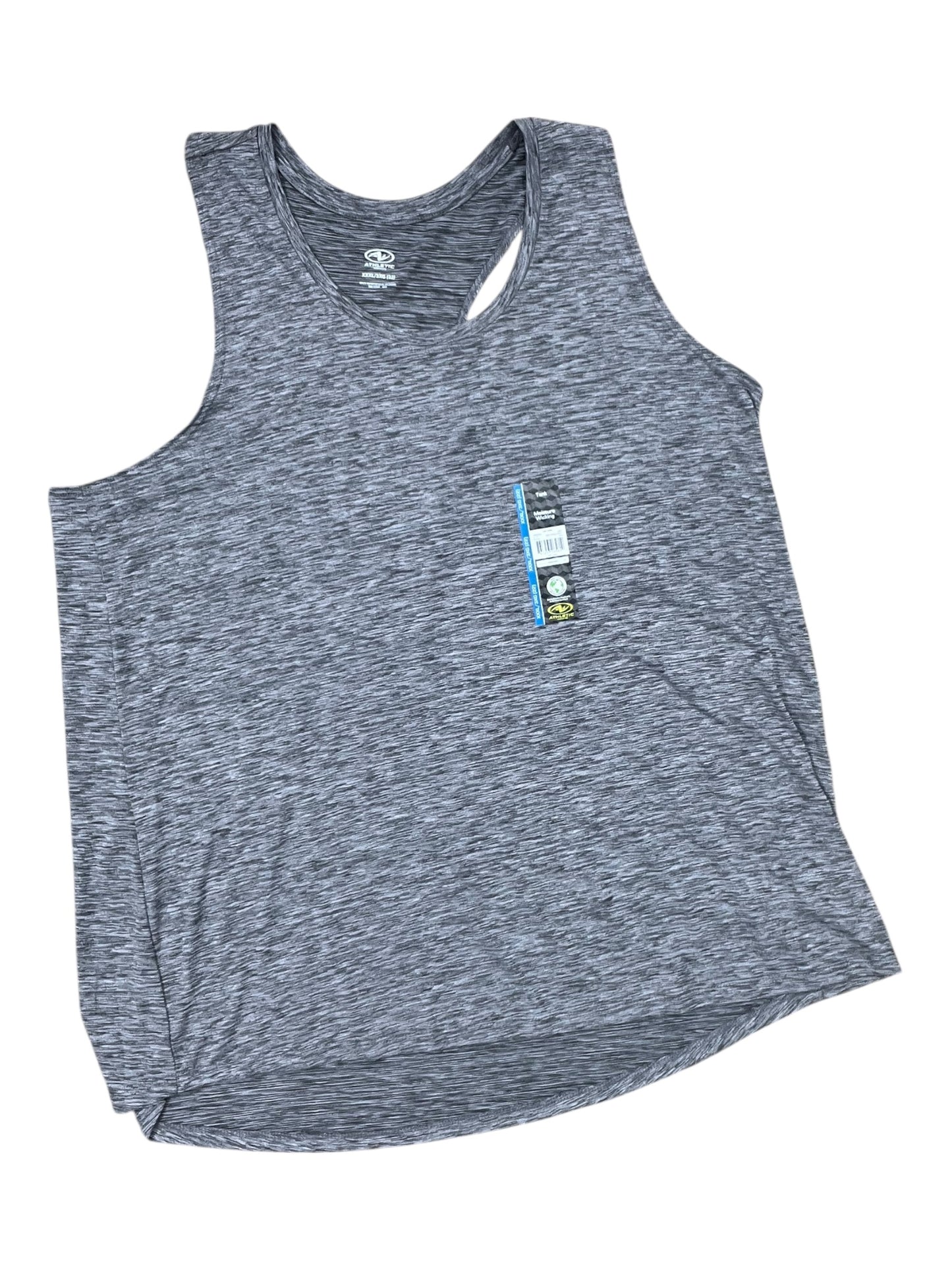 Tank Top By Athletic Works In Grey, Size:3X
